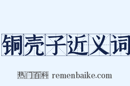 铜壳子近义词是什么意思的图片